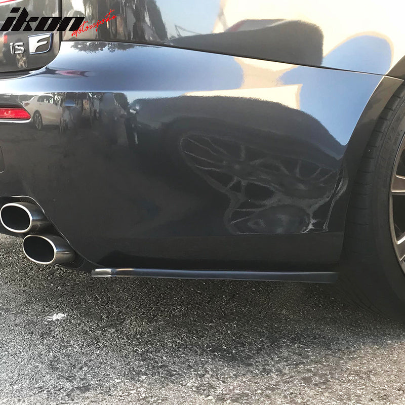 Universal 19" CS Style Rear Bumper Spats Side Extension Lips PU 2PC
