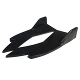 Rear Bumper Aprons Side Extensions Splitters for Universal Unpainted PU