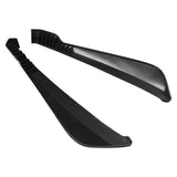 Universal V1 Style Unpainted 2PC Rear Bumper Lip Diffuser Splitters PP