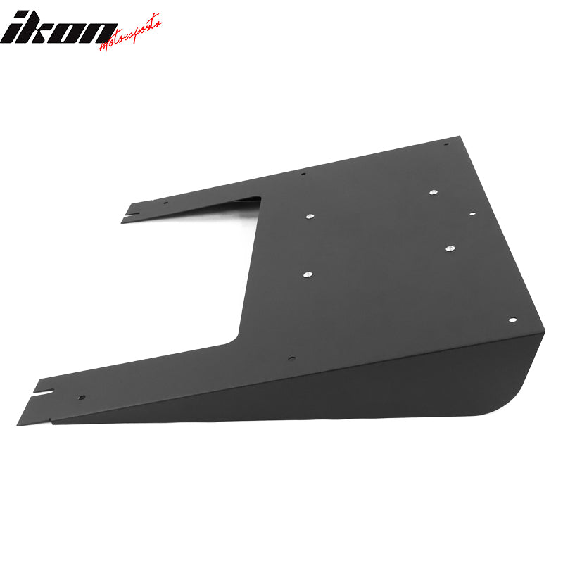 Universal Fit Rear Bumper Diffuser Lip Splitter Shark Fin V2 Aluminium