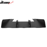 Universal Fit Rear Bumper Diffuser Lip Splitter Shark Fin V2 Aluminium