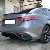 Rear Bumper Aprons for Alfa Romeo Giulia 2017-2026 MX Style Unpainted PU