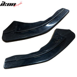 2016-2022 BMW F87 M2 Rear Bumper Lip Aprons Unpainted Black PU