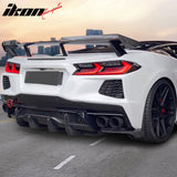2020-2025 Chevrolet Corvette Rear Bumper Diffuser Aprons Carbon Fiber
