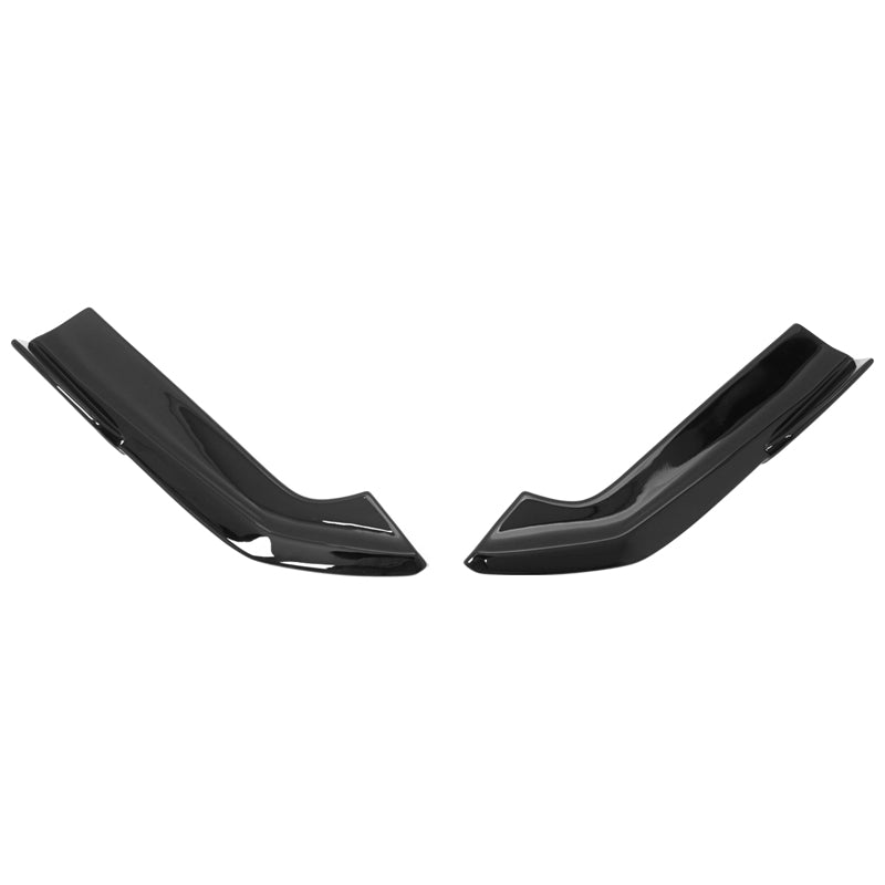 Rear Aprons for Ford Mustang Ecoboost GT 2024-2026 IKON Style Gloss Black