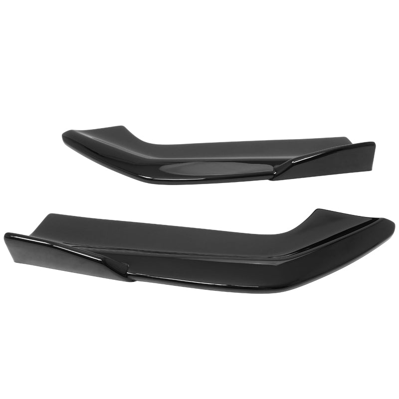 Rear Aprons for Ford Mustang Ecoboost GT 2024-2026 IKON Style Gloss Black