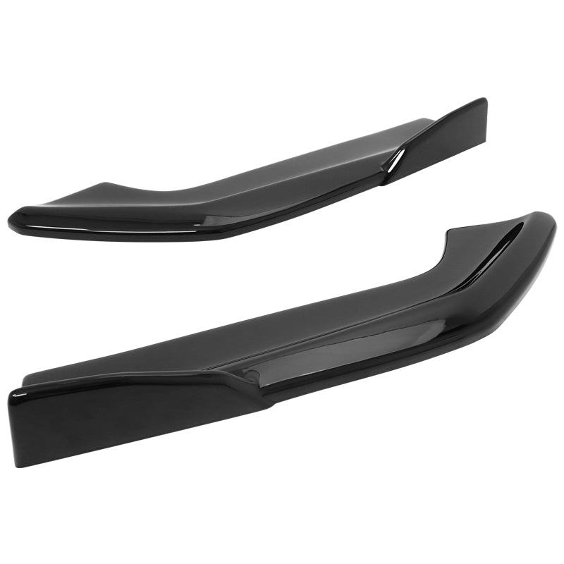 Rear Aprons for Ford Mustang Ecoboost GT 2024-2026 IKON Style Gloss Black