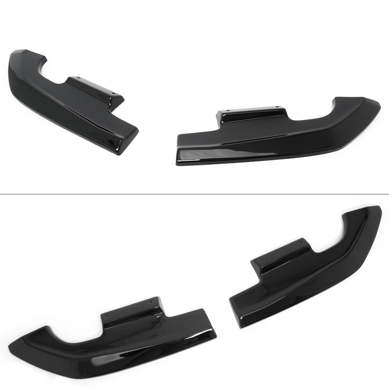 2024-2026 Ford Mustang Ecoboost GT R Style Rear Aprons Gloss Black ABS