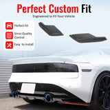 2023-2026 Nissan Z (400Z) V Style Rear Bumper Lip Aprons Carbon Fiber Print ABS