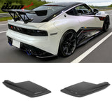2023-2026 Nissan Z (400Z) V Style Rear Bumper Lip Aprons Carbon Fiber Print ABS