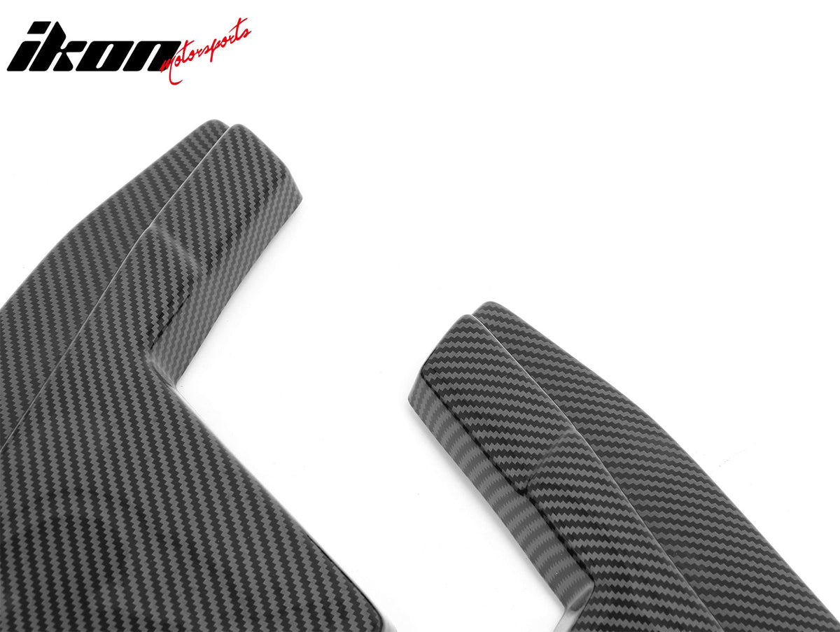 2023-2026 Nissan Z (400Z) V Style Rear Bumper Lip Aprons Carbon Fiber Print ABS