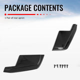 2023-2026 Nissan Z (400Z) V Style Rear Bumper Lip Aprons Gloss Black ABS