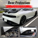 2023-2026 Nissan Z (400Z) V Style Rear Bumper Lip Aprons Matte Black ABS