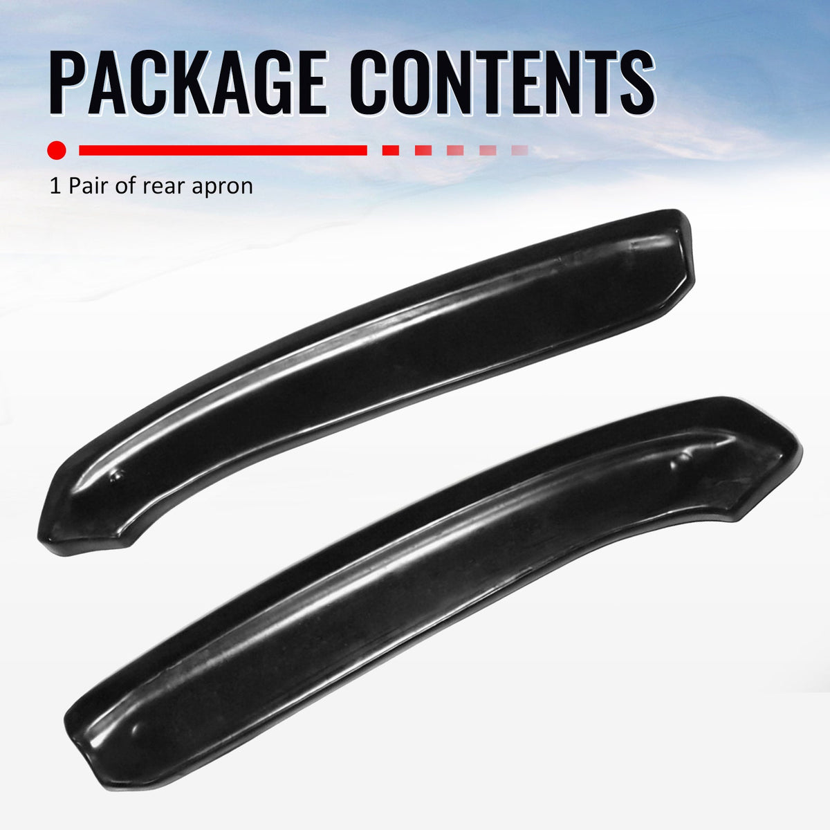 2012-2016 Porsche 991.1 911 MX Style Rear Bumper Aprons Unpainted PU