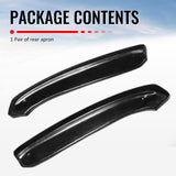 2012-2016 Porsche 991.1 911 MX Style Rear Bumper Aprons Unpainted PU