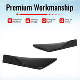 2023-2026 Subaru Solterra ST Style Rear Bumper Lip Aprons Gloss Black ABS