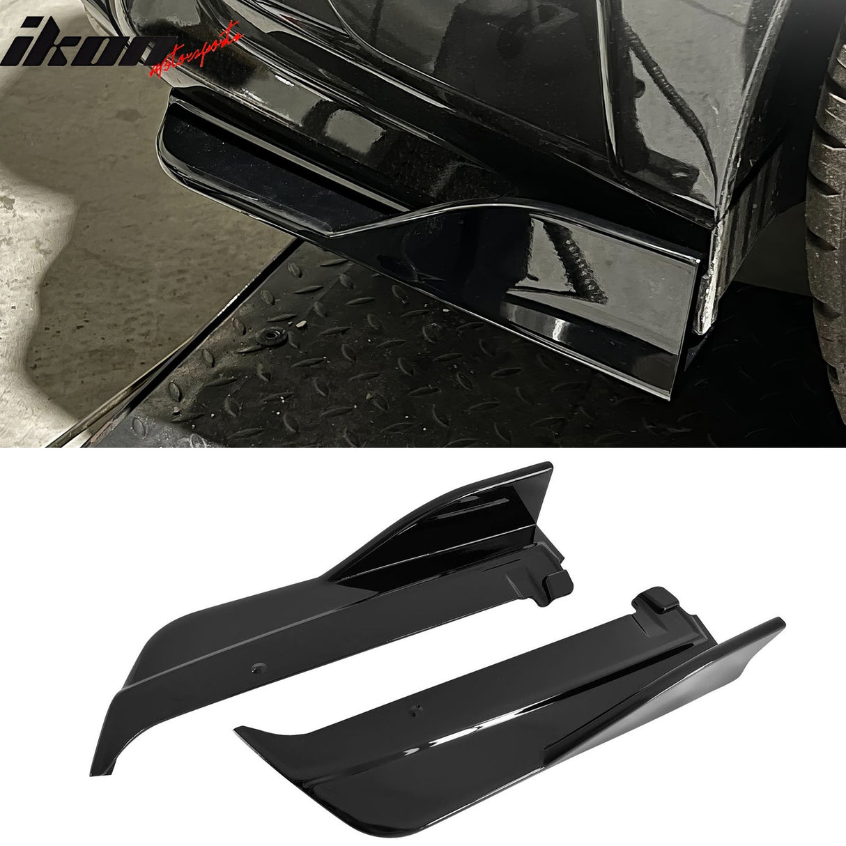 2022-2025Â SubaruÂ WRX D Style Rear Bumper Lip Aprons ABS