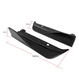 2022-2025Â SubaruÂ WRX D Style Rear Bumper Lip Aprons Matte Black ABS