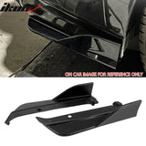 2022-2025Â SubaruÂ WRX D Style Rear Bumper Lip Aprons Matte Black ABS
