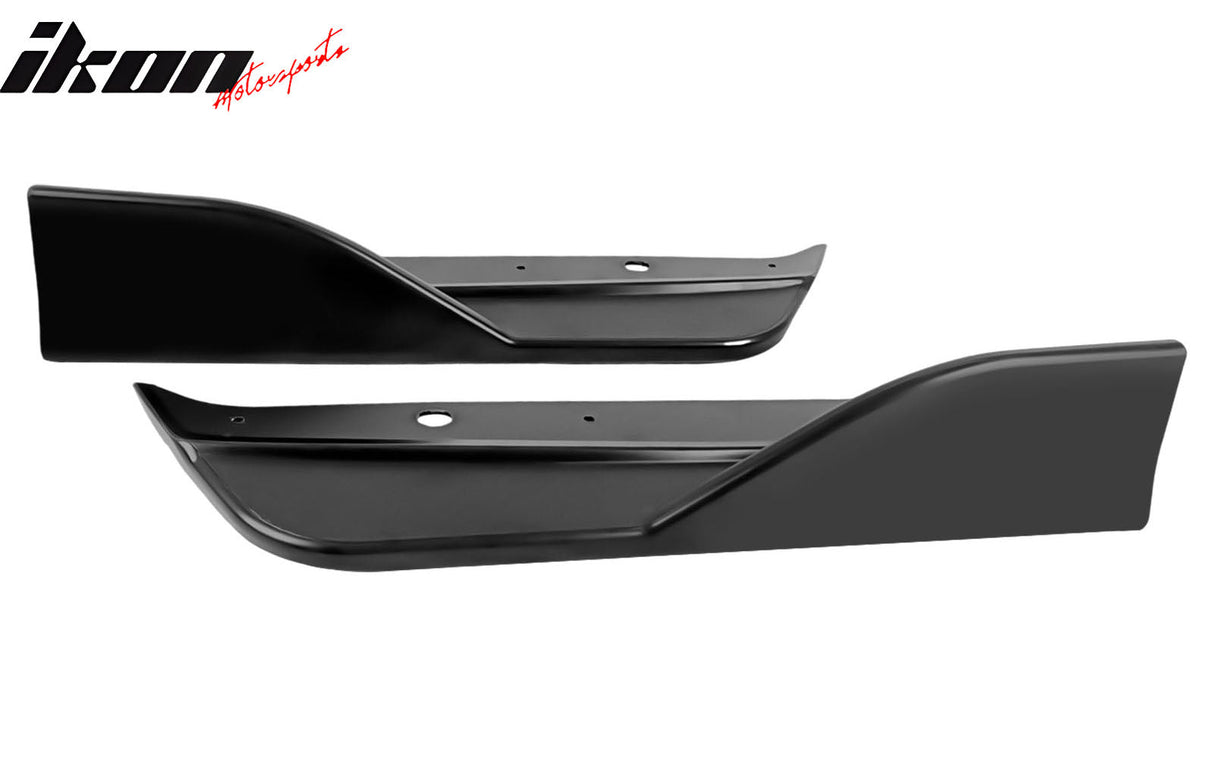 2022-2025Â SubaruÂ WRX D Style Rear Bumper Lip Aprons Matte Black ABS