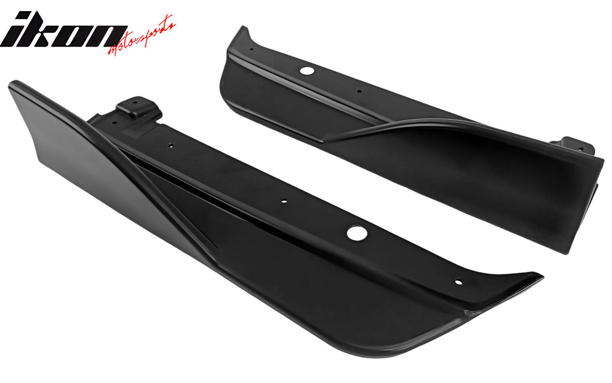 2022-2025Â SubaruÂ WRX D Style Rear Bumper Lip Aprons Matte Black ABS