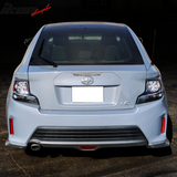 2014-2016 Scion TC Unpainted Rear Bumper Diffuser Lip Splitters PU
