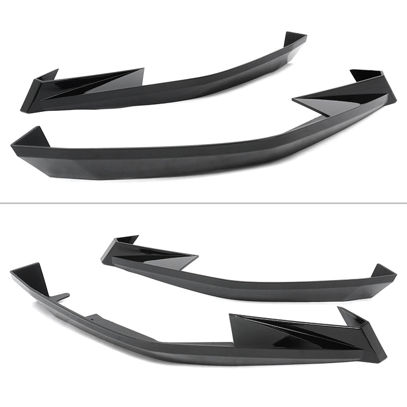 2023-2026 Toyota GR Corolla AS Style Rear Aprons Gloss Black ABS Pair