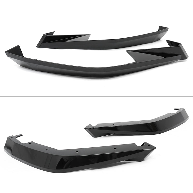 2023-2026 Toyota GR Corolla AS Style Rear Aprons Gloss Black ABS Pair