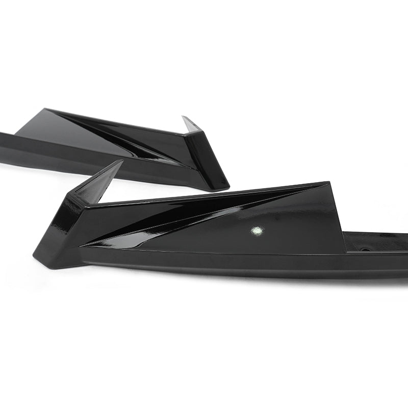 2023-2026 Toyota GR Corolla AS Style Rear Aprons Gloss Black ABS Pair