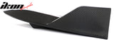 2021-2024 Tesla Model S Gloss Black V Rear Splitter Apron Carbon Fiber