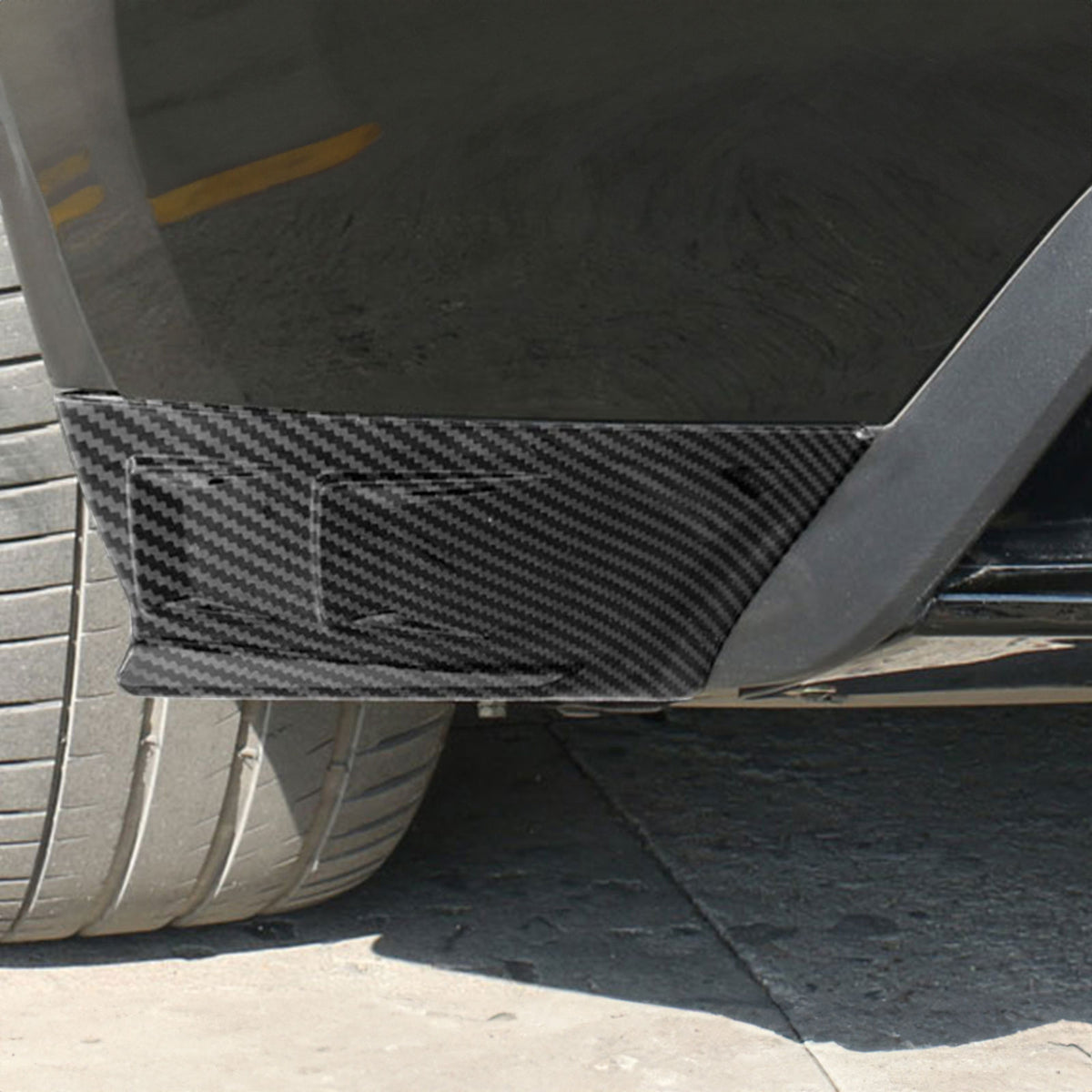 2020-2024 Tesla Model Y All Models Rear Splitter Aprons PP