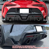 2020-2025 Toyota GR Supra Rear Bumper Splitters AG Carbon Fiber Print