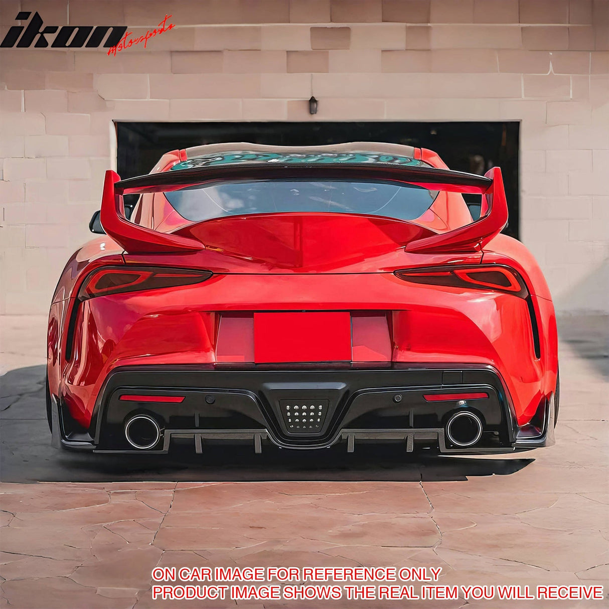 2020-2025 Toyota GR Supra Rear Bumper Splitters AG Carbon Fiber Print