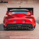 2020-2025 Toyota GR Supra Rear Bumper Splitters AG Carbon Fiber Print
