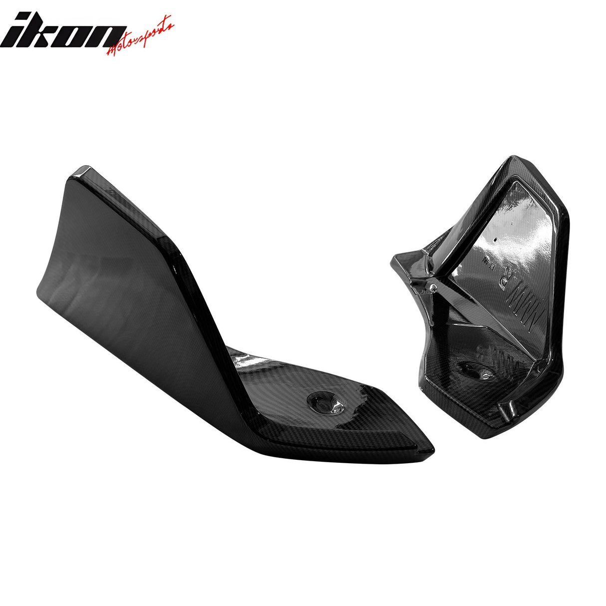 2020-2025 Toyota GR Supra Rear Bumper Splitters AG Carbon Fiber Print