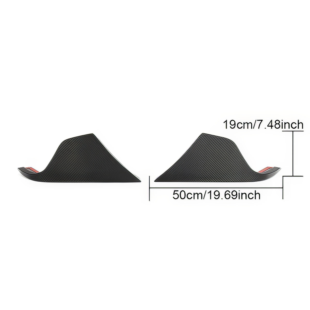 2020-2025 Toyota GR Supra A90 AG Style Rear Aprons Gloss Carbon Fiber