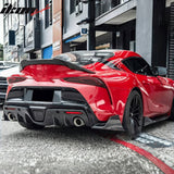 2020-2025 Toyota GR Supra A90 AG Style Rear Aprons Gloss Carbon Fiber