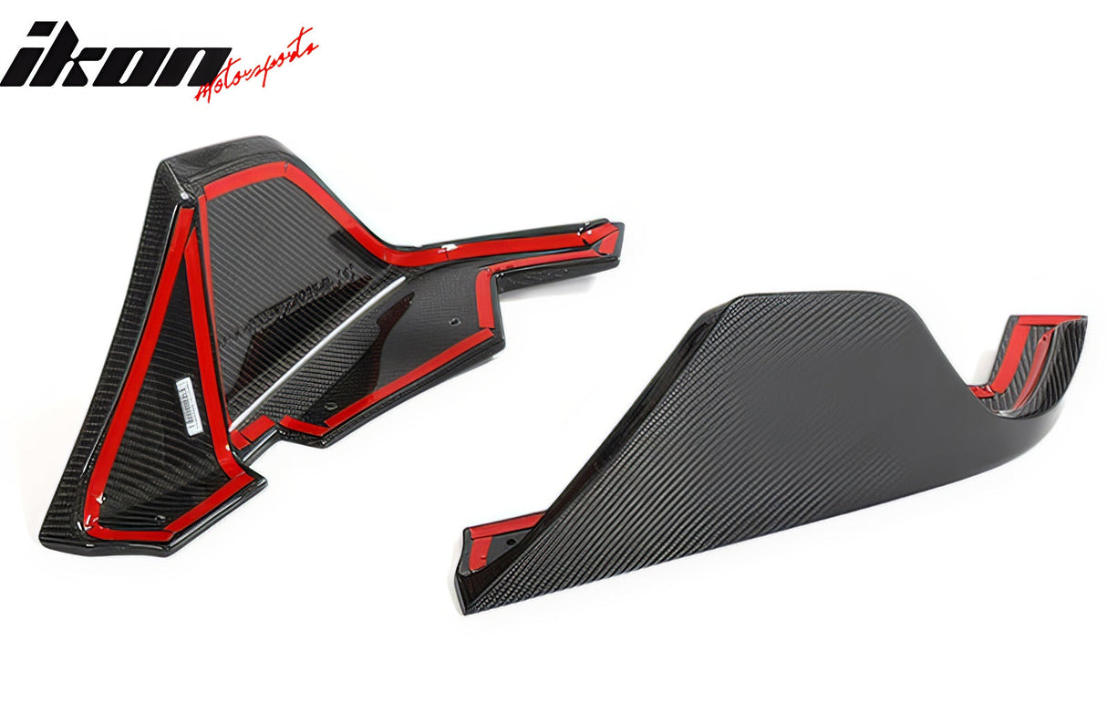 2020-2025 Toyota GR Supra A90 AG Style Rear Aprons Gloss Carbon Fiber