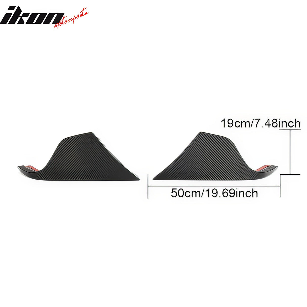 2020-2025 Toyota GR Supra A90 AG Style Rear Aprons Gloss Carbon Fiber
