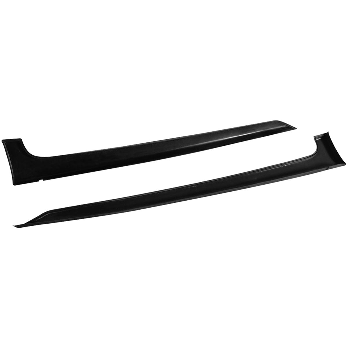 2006-2008 BMW E90 3 Series AC Style Unpainted Black Side Skirts PU
