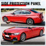 2012-2018 BMW 3 Series F30 F31 M Sport Package Side Skirts Panels Carbon Fiber Print MP Style