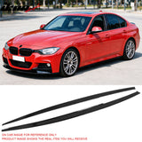 2012-2018 BMW 3 Series F30 F31 M Sport Package Side Skirts Panels Carbon Fiber Print MP Style