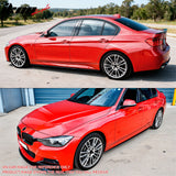 2012-2018 BMW 3 Series F30 F31 M Sport Package Side Skirts Panels Carbon Fiber Print MP Style