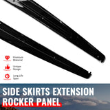 2012-2018 BMW 3 Series F30 F31 M Sport Package Side Skirts Panels Gloss Black MP Style