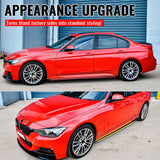 2012-2018 BMW 3 Series F30 F31 M Sport Package Side Skirts Panels Gloss Black MP Style