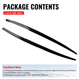 2012-2018 BMW 3 Series F30 F31 M Sport Package Side Skirts Panels Gloss Black MP Style