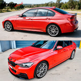 2012-2018 BMW 3 Series F30 F31 M Sport Package Side Skirts Panels Gloss Black MP Style