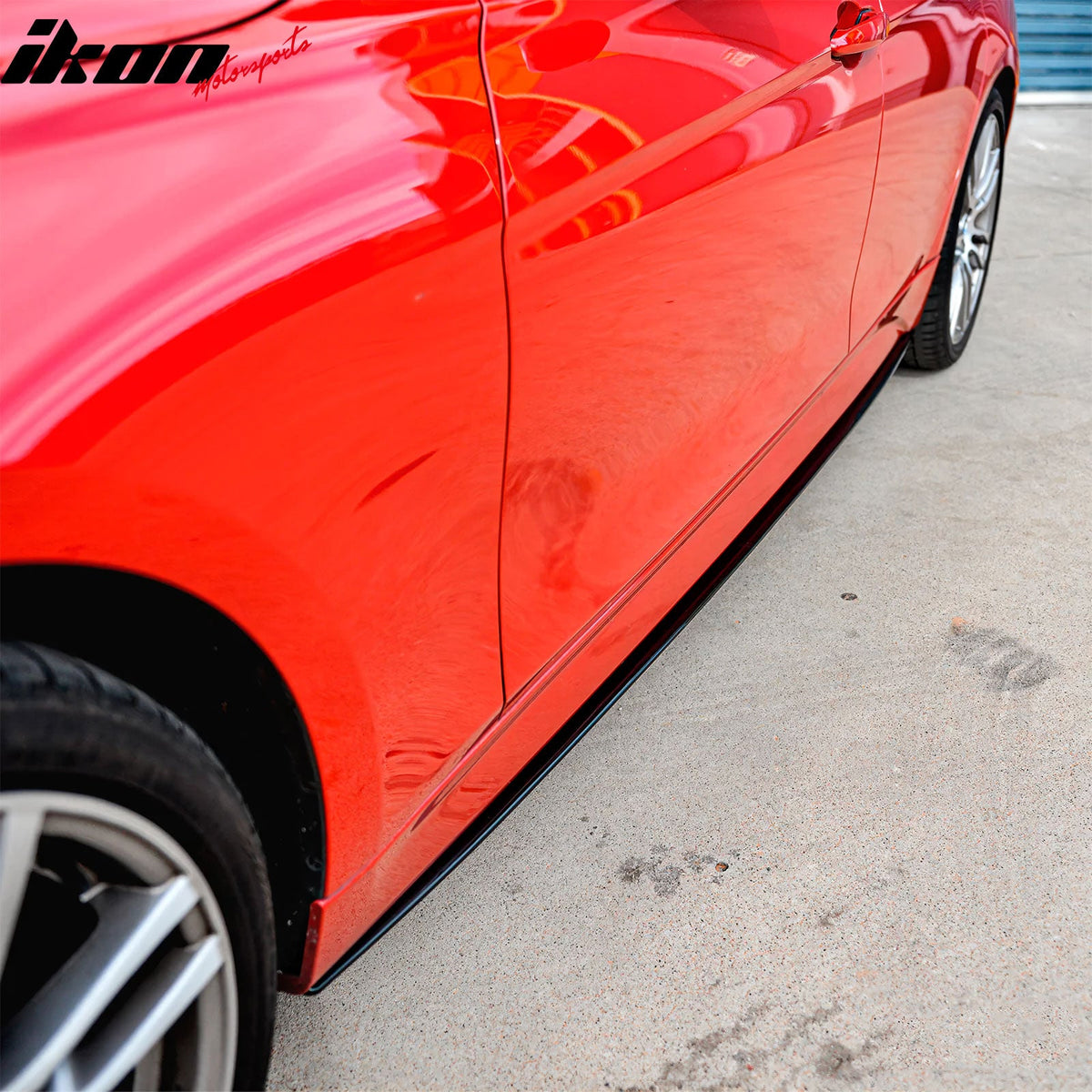 2012-2018 BMW 3 Series F30 F31 M Sport Package Side Skirts Panels Gloss Black MP Style