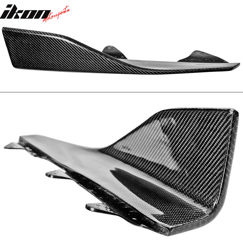 2016-2020 BMW M2 P Style Side Skirts Rocker Panel Matte Carbon Fiber