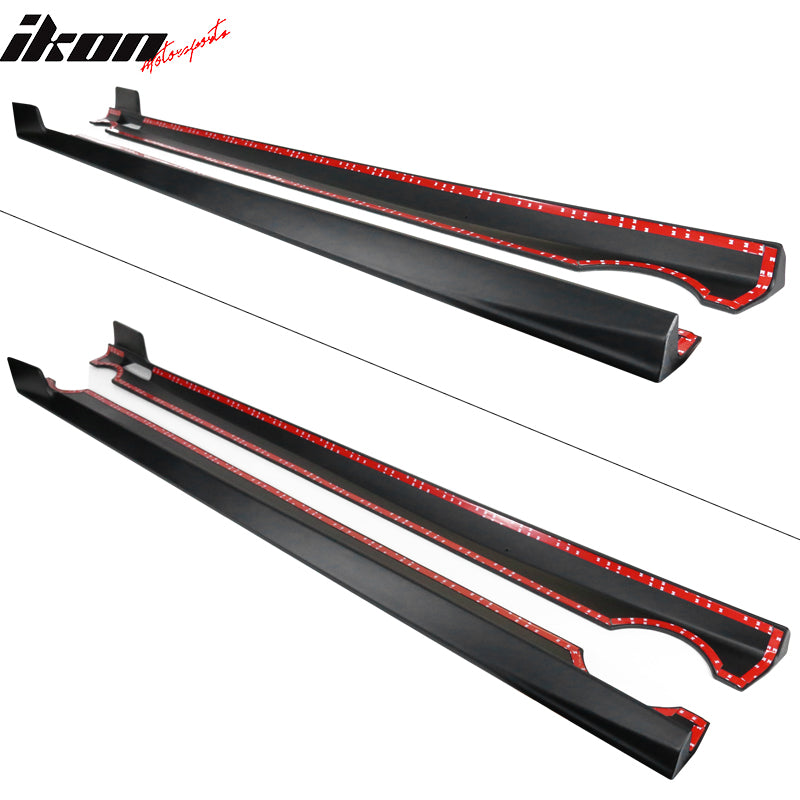 2019-2023 BMW G07 X7 M Sport Primer Side Skirts Lip Extension Pair ABS